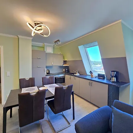 아파트 Strandvillen - Mit Panoramablick, 2 Schlafzimmern Und Balkon Sv-715 *