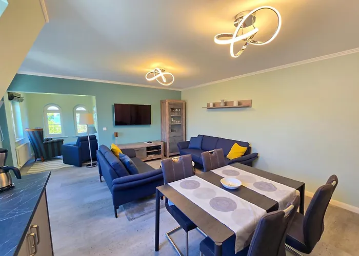 Strandvillen - Mit Panoramablick, 2 Schlafzimmern Und Balkon Sv-715 * Binz